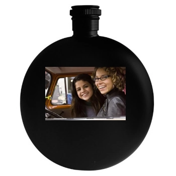 Selena Gomez Round Flask