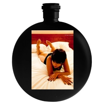 Selena Gomez Round Flask