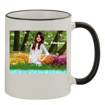 Selena Gomez 11oz Colored Rim & Handle Mug