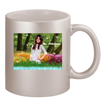 Selena Gomez 11oz Metallic Silver Mug