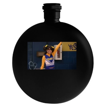 Selena Gomez Round Flask