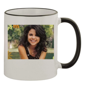 Selena Gomez 11oz Colored Rim & Handle Mug