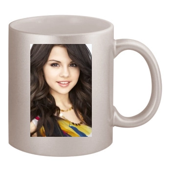 Selena Gomez 11oz Metallic Silver Mug