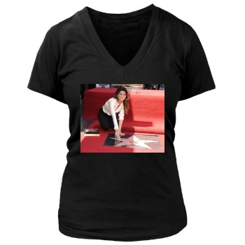 Shania Twain Women's Deep V-Neck TShirt