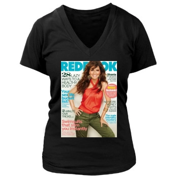 Shania Twain Women's Deep V-Neck TShirt