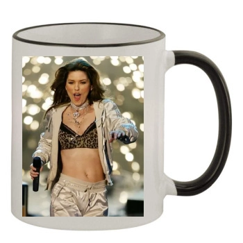 Shania Twain 11oz Colored Rim & Handle Mug