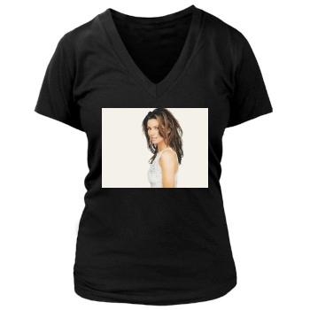 Shania Twain Women's Deep V-Neck TShirt