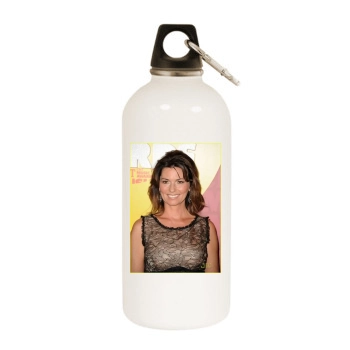 Shania Twain White Water Bottle With Carabiner