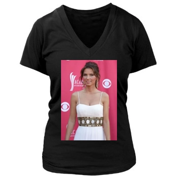 Shania Twain Women's Deep V-Neck TShirt