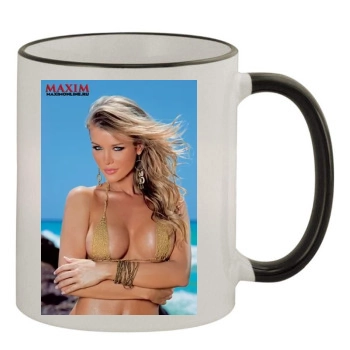 Sophie Marceau 11oz Colored Rim & Handle Mug