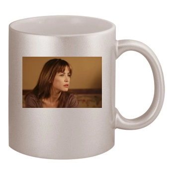 Sophie Marceau 11oz Metallic Silver Mug