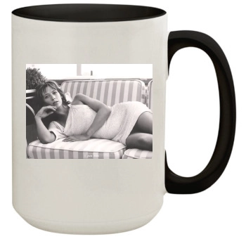 Sophie Marceau 15oz Colored Inner & Handle Mug