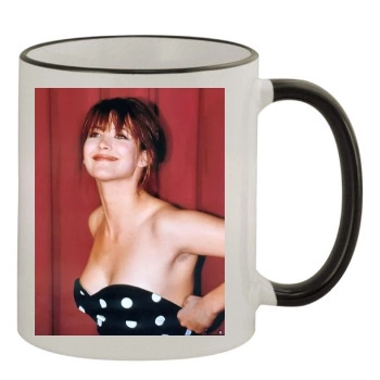 Sophie Marceau 11oz Colored Rim & Handle Mug