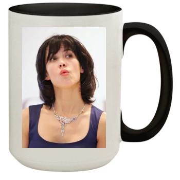 Sophie Marceau 15oz Colored Inner & Handle Mug