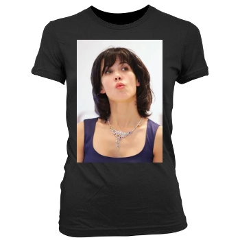 Sophie Marceau Women's Junior Cut Crewneck T-Shirt