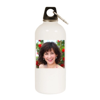 Sophie Marceau White Water Bottle With Carabiner