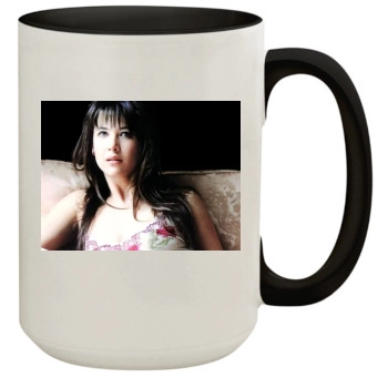 Sophie Marceau 15oz Colored Inner & Handle Mug