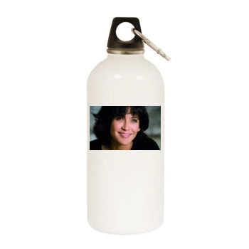 Sophie Marceau White Water Bottle With Carabiner