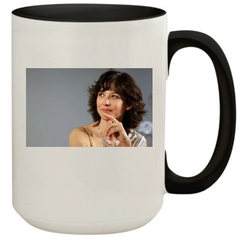 Sophie Marceau 15oz Colored Inner & Handle Mug