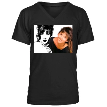 Sophie Marceau Men's V-Neck T-Shirt