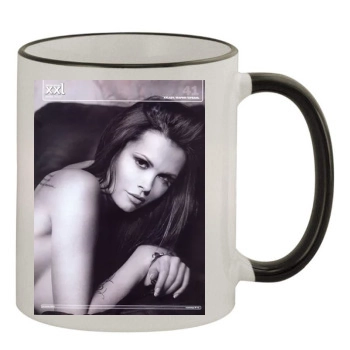 Sophie Marceau 11oz Colored Rim & Handle Mug