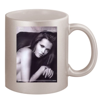 Sophie Marceau 11oz Metallic Silver Mug