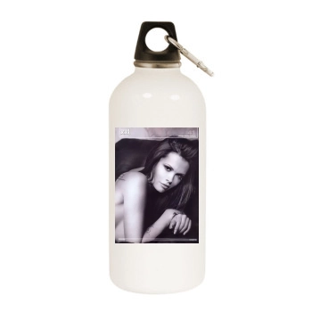 Sophie Marceau White Water Bottle With Carabiner