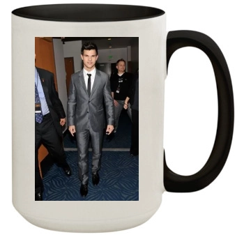 Taylor Lautner 15oz Colored Inner & Handle Mug