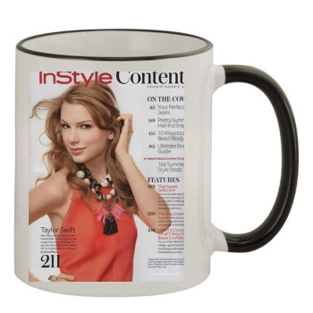 Taylor Swift 11oz Colored Rim & Handle Mug