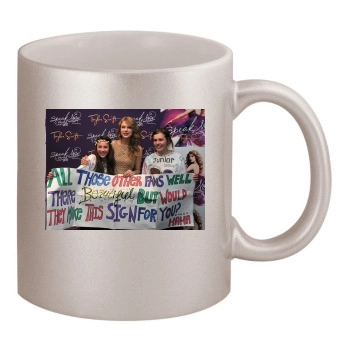 Taylor Swift 11oz Metallic Silver Mug