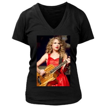 Taylor Swift Women's Deep V-Neck TShirt