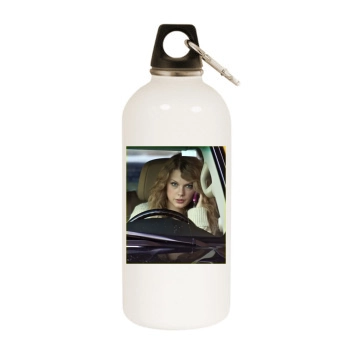 Taylor Swift White Water Bottle With Carabiner