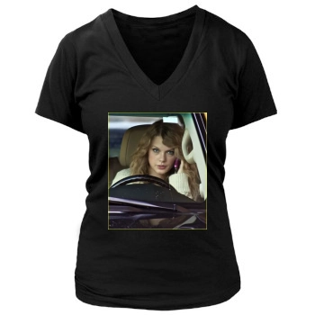 Taylor Swift Women's Deep V-Neck TShirt