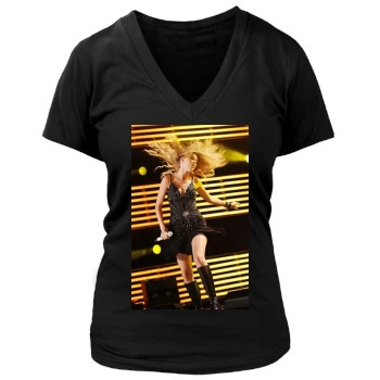 Taylor Swift Women's Deep V-Neck TShirt