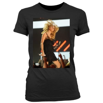 Taylor Swift Women's Junior Cut Crewneck T-Shirt