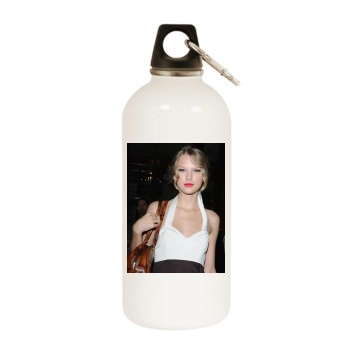 Taylor Swift White Water Bottle With Carabiner