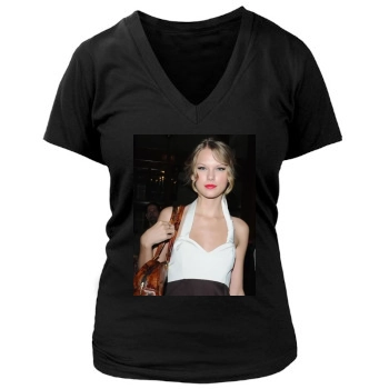 Taylor Swift Women's Deep V-Neck TShirt