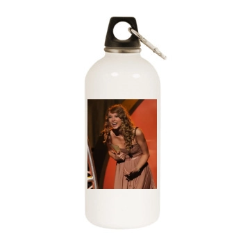 Taylor Swift White Water Bottle With Carabiner