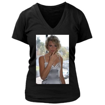 Taylor Swift Women's Deep V-Neck TShirt