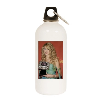 Taylor Swift White Water Bottle With Carabiner