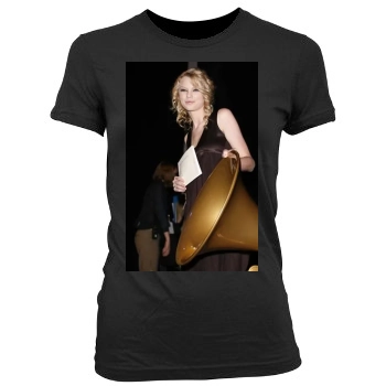 Taylor Swift Women's Junior Cut Crewneck T-Shirt