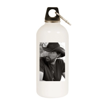 Toby Keith White Water Bottle With Carabiner