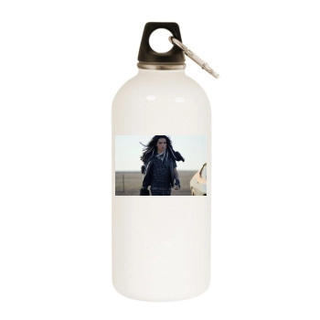 Tokio Hotel White Water Bottle With Carabiner