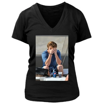 Tom Felton Women's Deep V-Neck TShirt