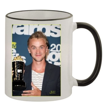 Tom Felton 11oz Colored Rim & Handle Mug