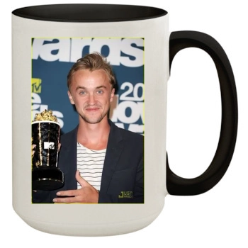 Tom Felton 15oz Colored Inner & Handle Mug