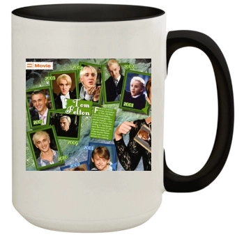 Tom Felton 15oz Colored Inner & Handle Mug