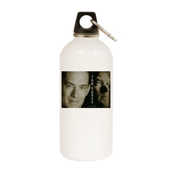 Tom Hanks White Water Bottle With Carabiner