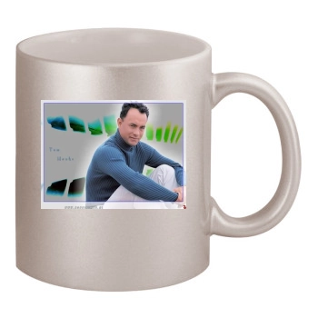 Tom Hanks 11oz Metallic Silver Mug