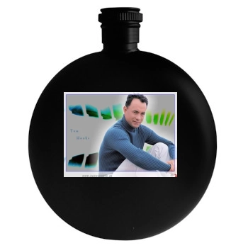 Tom Hanks Round Flask